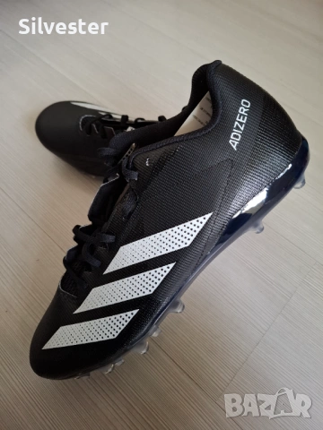 Черни футболни обувки / бутонки Адидас/ Adidas Adizero Electric, чисто нови, номер 46., снимка 9 - Футбол - 54383786