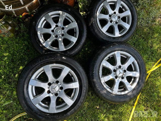 Оригинални джанти Mercedes 15” 5x112 ET37 с гуми 205/60 R15 – 150€