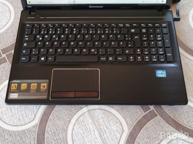Лаптоп Lenovo IdeaPad G580, снимка 5 - Лаптопи за дома - 54004714