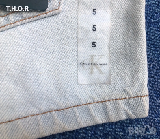Calvin Klein Denim Shorts ОРИГИНАЛ дамски къси дънки - S/M, снимка 6 - Къси панталони и бермуди - 54981985