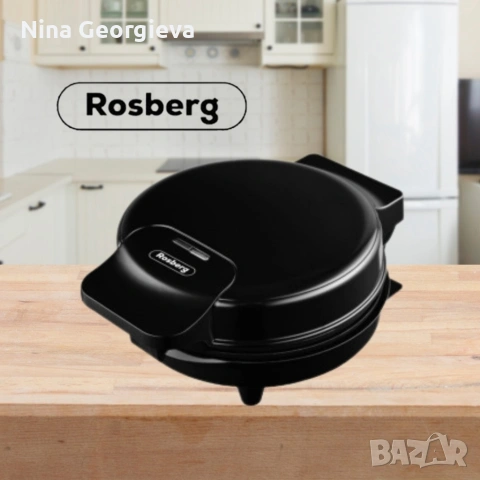 Гофретник за Bubble Waffle Rosberg, 1000W, снимка 2 - Гофретници - 54438790