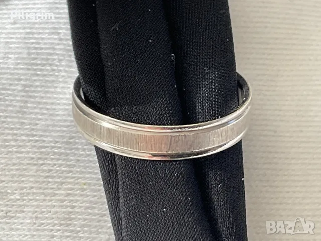 Сребърна брачна халка проба 925.