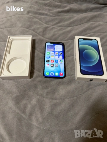 iPhone 12 Black 64gb 84%🔋 ОТЛИЧНО СЪСТОЯНИЕ 160€, снимка 6 - Apple iPhone - 54622060