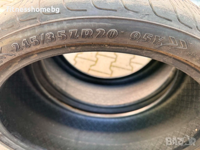 2 бр. Goodyear Eagle Exhilarate 245/35 R20 – DOT 4221 (Грайфер 4.5 мм), снимка 5 - Гуми и джанти - 54868060
