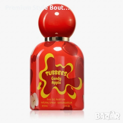 Детски парфюм Tubbees Candy Apple – Плодов гурме аромат със захарен памук, ябълка и ванилия - 50мл, снимка 4 - Дамски парфюми - 54113679