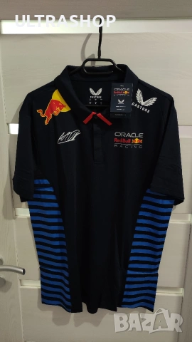 Нова мъжка поло тениска Formula 1 Max Verstappen L size 