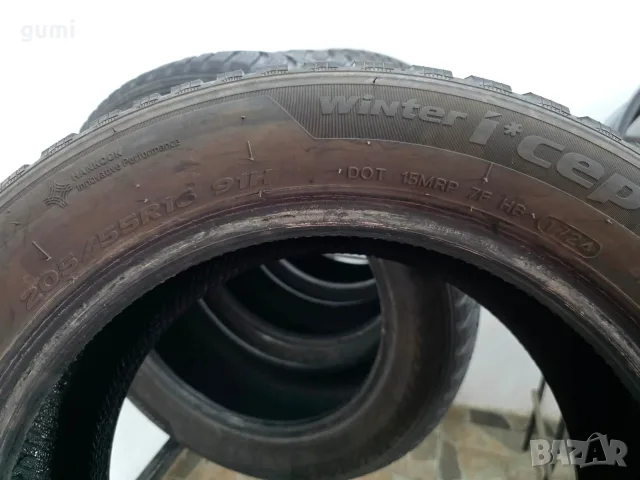 4бр зимни гуми 205/55/16 HANKOOK L06395, снимка 6 - Гуми и джанти - 55517290