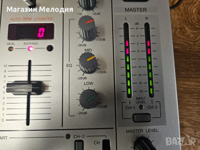 Миксер Pioneer DJM-300-S / Легендарен DJ миксер Pioneer DJM-300-S – Култов аналогов модел с Auto BPM, снимка 6 - Ресийвъри, усилватели, смесителни пултове - 55314736