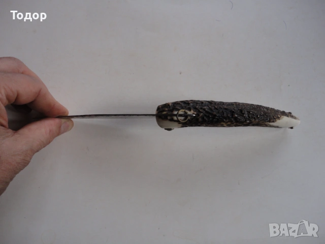 Страхотна голяма сойка нож 9, снимка 6 - Ножове - 54086202