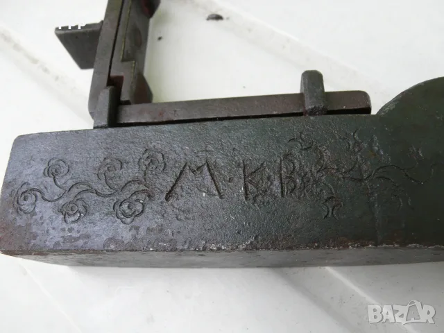  Стара примитивна ютия 1844 г. , снимка 5 - Други ценни предмети - 55351833