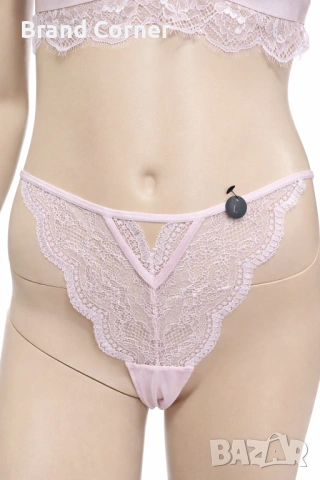 Комплект дамско бельо Hunkemöller – размер L, нежно розово с дантела, снимка 6 - Бельо - 54518771