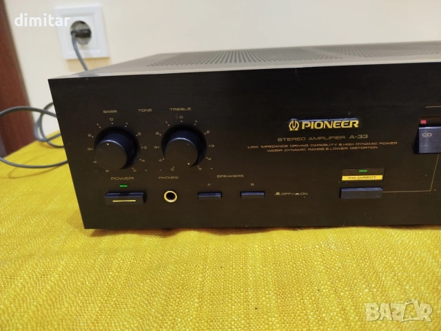 Стерео усилвател PIONEER A - 33 410 W - JAPAN , снимка 10 - Ресийвъри, усилватели, смесителни пултове - 54261927