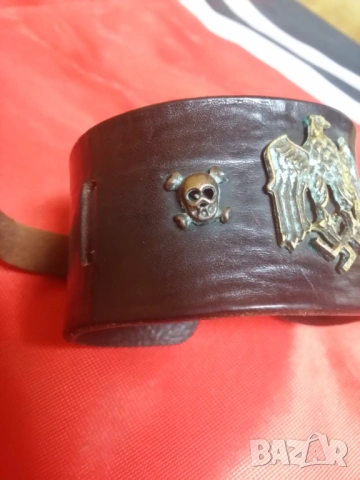 Кожена гривна , снимка 2 - Гривни - 54894502
