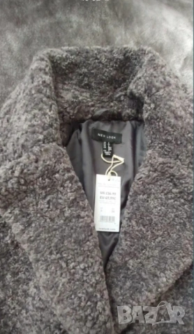 Дамско пухено палто от New Look S/M, снимка 4 - Палта, манта - 54382279