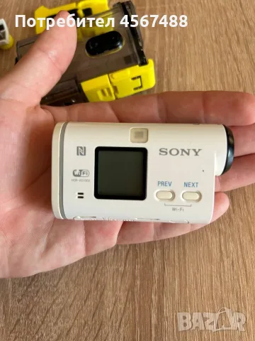 Спортна видеокамера Sony HDR-AS100V, Wi-Fi, FullHD + монопод + sd + box , снимка 6 - Камери - 55431368