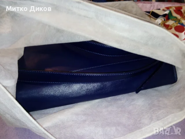 Petek 1855 маркова бизнес тъмно синя унисекс чанта нова естествена кожа 33х25х14, снимка 10 - Чанти - 55604757