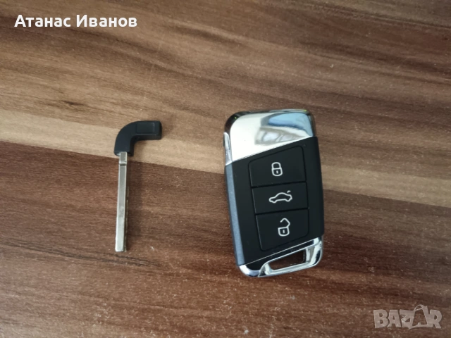 Keyless Kessy ключ за VW Volkswagen Фолксваген 3G0959752K, снимка 2 - Части - 54857237