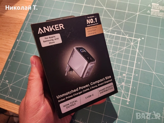 Anker Prime 160W зарядно за телефони и лаптопи