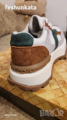 Дамски маратонки от ест.кожа, снимка 5 - Маратонки - 54346242