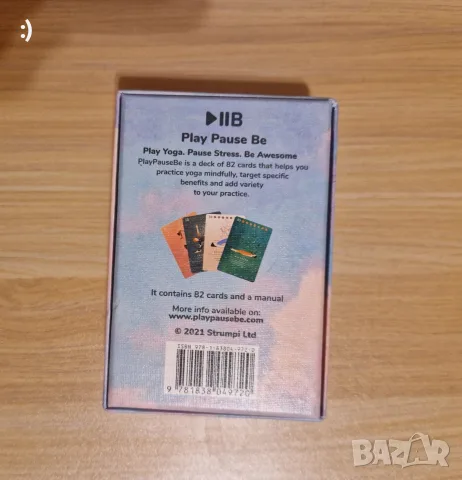 Карти за йога PlayPauseBe Yoga Cards , снимка 4 - Други - 55382428