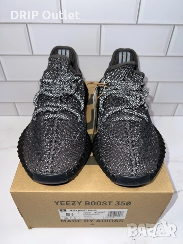 !НОВИ! Yeezy Boost 350 V2 | Black Reflective | + КУТИЯ, снимка 4 - Спортни обувки - 55283895