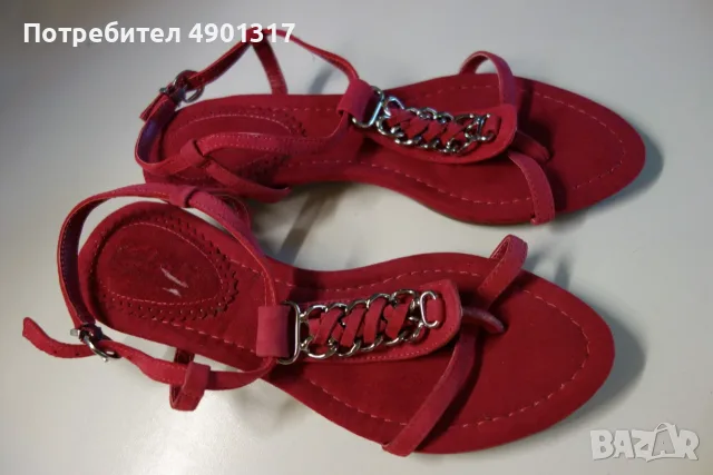 нови кожени сандали Clarks, 35.5ти номер, снимка 10 - Сандали - 55465012