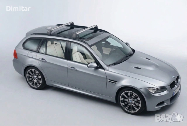 BMW E91 Оригинален багажник за покрив (напречни греди, рейлинг, релси), снимка 5 - Аксесоари и консумативи - 54043883