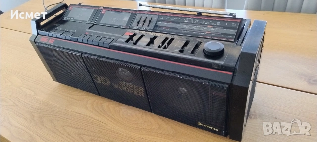 Hitachi TRK-3D8E ретро касетофон / boombox – 80-те (Japan vintage)