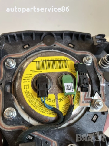 Оригинален airbag модул за 3-спицов волан на BMW E65 730D 2007 – OEM 336775050048., снимка 2 - Части - 54814588