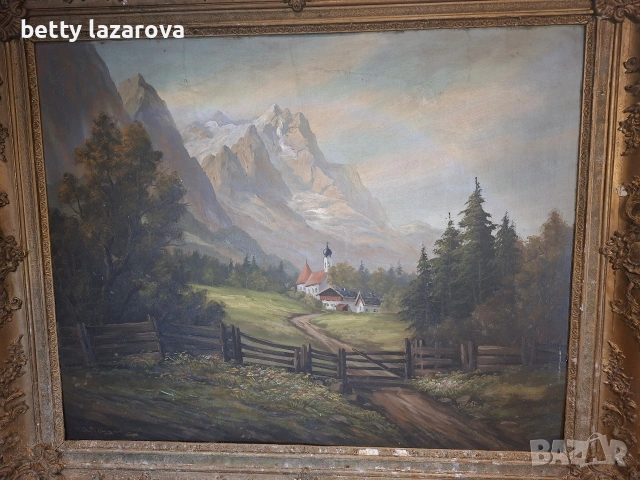 Картина , снимка 2 - Антикварни и старинни предмети - 54652138