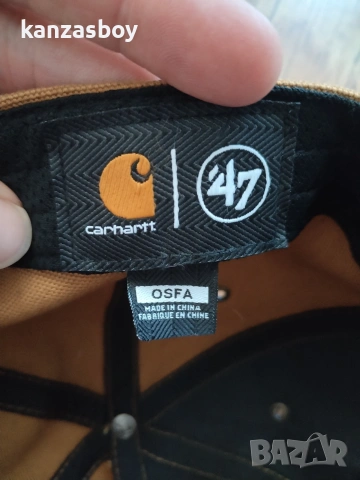 47 Brand x Carhartt MLB San Francisco Giants Captain Rl Relaxed Fit Cap - мъжка шапка КАТО НОВА , снимка 11 - Шапки - 55087027