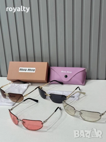 Miu Miu Нови Дамски Слънчеви Очила Миу Миу Различни Цветове и Модели 