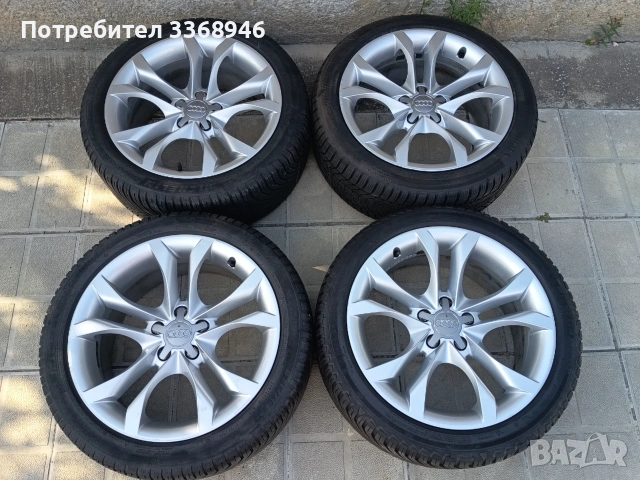 Джанти Ауди 18" А5 S5 5х112 Audi 5x112 с гуми 245/40/18, снимка 2 - Гуми и джанти - 55254200