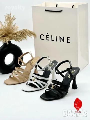 Celiné Нови Дамски Елегантни Обувки на Ток и Чанта Различни Цветове 