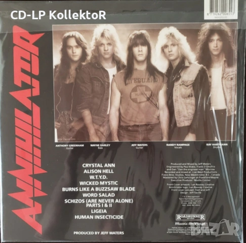 Нов Vinyl (Annihilator - Alice In Hell), снимка 2 - Грамофонни плочи - 54444572