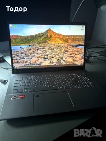 Лаптоп с 32GB RAM Acer Aspire 5 A515-47 / Ryzen 5 5625U / 512GB SSD, снимка 2 - Лаптопи за работа - 54798854