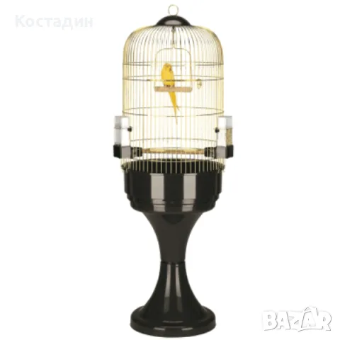 Клетка за Птици - със Стойка - 53см/165см - Златист цвят - Max 6 Brass - Ferplast