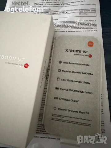 Xiaomi 15T 12/512 неразличим от нов,комплект с гаранция