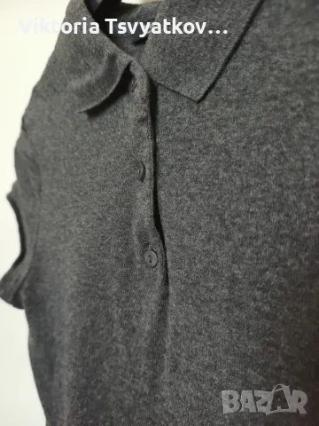 Massimo Dutti блузи с якичка и къс ръкав (от кашмир) - Размер XS, снимка 4 - Тениски - 55554853