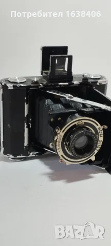 Ретро фотоапарат Zeiss Ikon Nettar (1930-те) с кожен калъф, снимка 7 - Други ценни предмети - 55414554