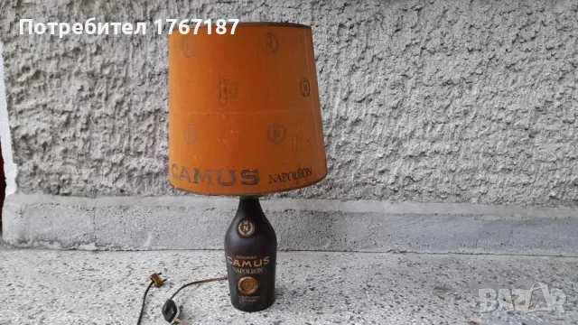 Оригинална настолна лампа бутилка, снимка 4 - Настолни лампи - 55681575