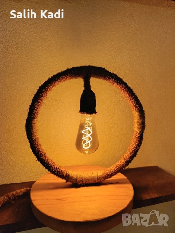 Декоративни/ланпи/ръчна изработка/естествени материали/осветителни тела/дърво/нощни ланпи 