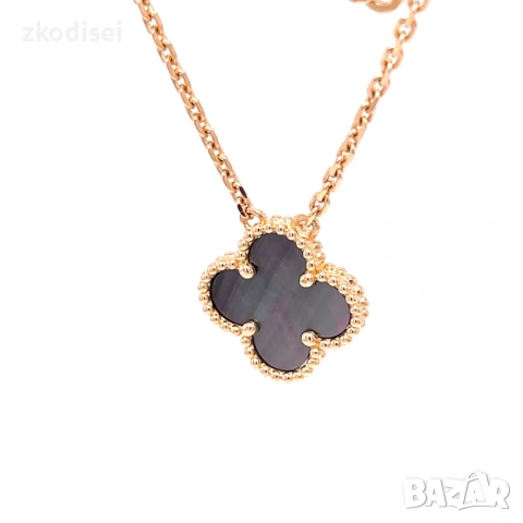 Златно колие Van Cleef 6,26гр. 45,5см. 14кр. проба:585 модел:37818-1, снимка 2 - Колиета, медальони, синджири - 54792583