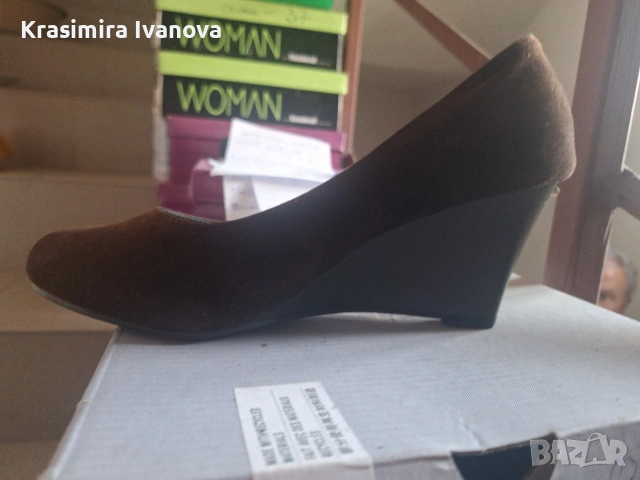 нови обувки Мегияс с платформа кафе, снимка 3 - Дамски ежедневни обувки - 54183738