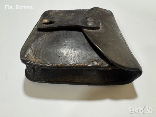 Стара кожена паласка, снимка 3 - Антикварни и старинни предмети - 54358532