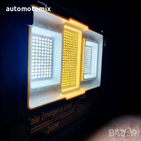 Соларна Лампа за Къмпинг , Каравана -200w-модел 8121, снимка 3 - Соларни лампи - 55622865