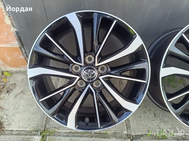 ОРИГИНАЛНИ джанти 17 ' цола 5x114,3 TOYOTA / ТОЙОТА 60,1 ЕТ39 7J + датчици, снимка 7 - Гуми и джанти - 54240393