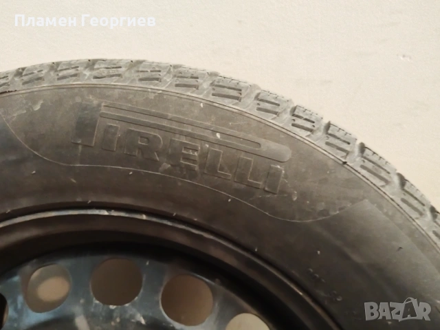  Железни Джанти с Гуми PIRELLI WINTER SOTTOZERO 3 – 2 броя, снимка 5 - Гуми и джанти - 54730451