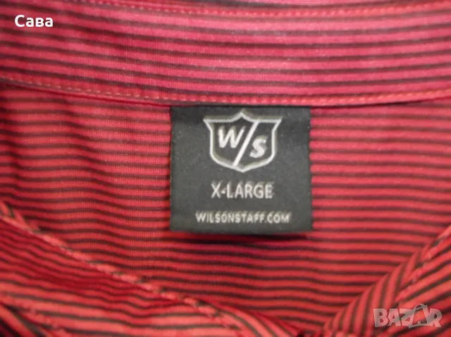 Тениски WILSON  мъжки,Л-ХЛ, снимка 2 - Тениски - 55683928