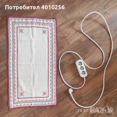 НОВ РАЗКЛОНИТЕЛ 3-КА 2,5 М+ПОДАРЪК КАРЕ РЪЧНО БРОДИРАНО 